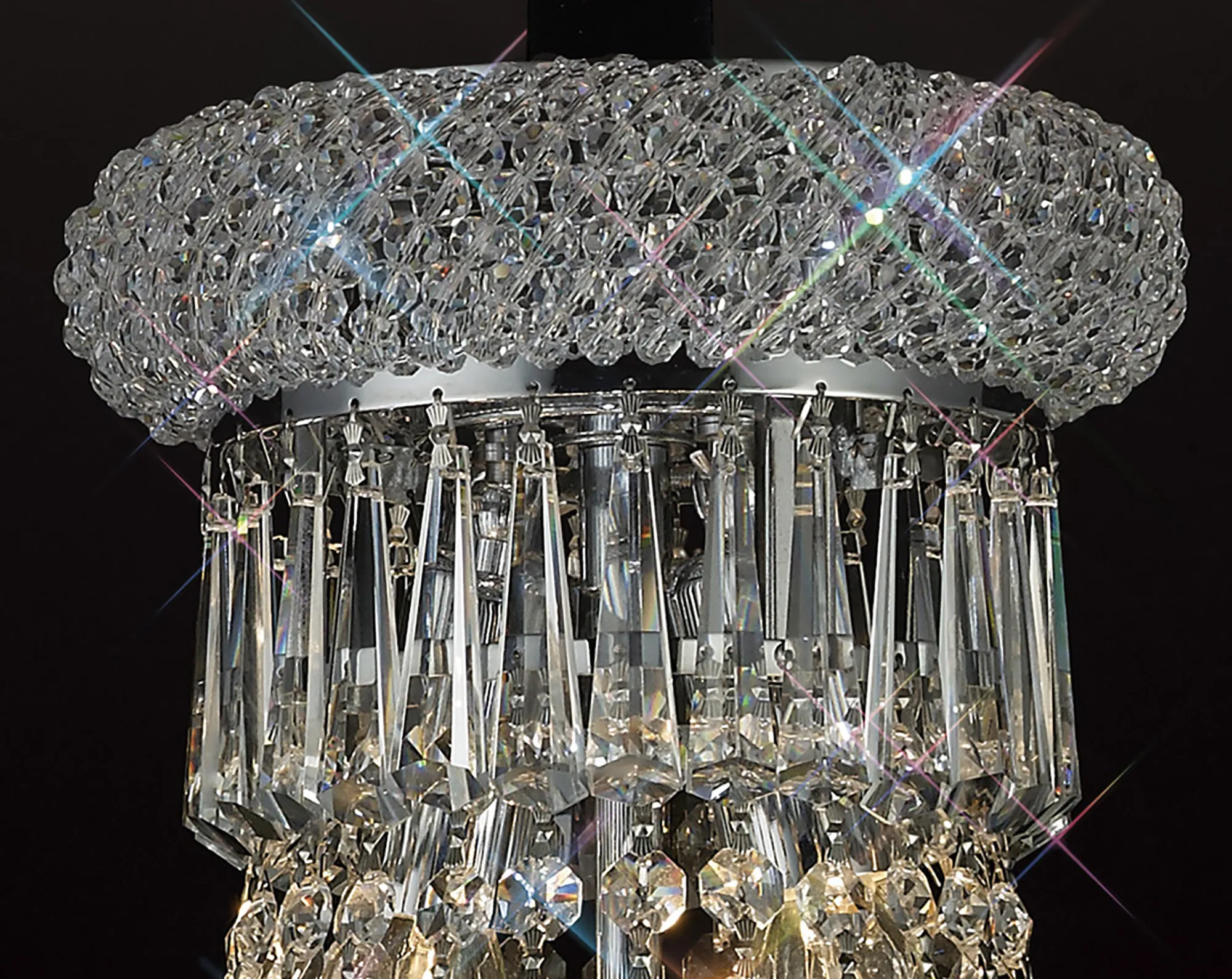 Alexandra Crystal Chandelier 18 Light (27kg) Polished Chrome IL31452  Diyas Alexandra Polished Chrome